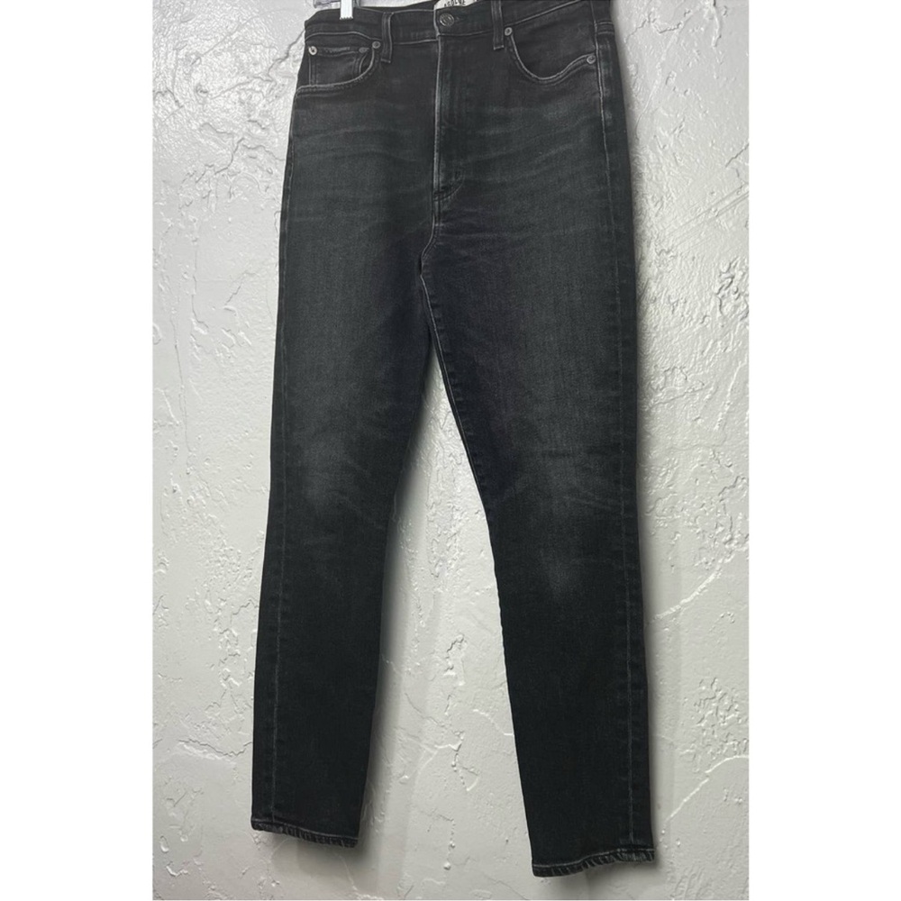 AGOLDE Black Pinch Waist Skinny Black Jeans Size 28